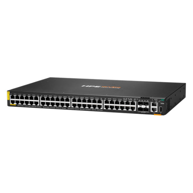 JL727B HPE Aruba Networking CX 6200F 48G Class4 PoE 4SFP+ 370W Switch
