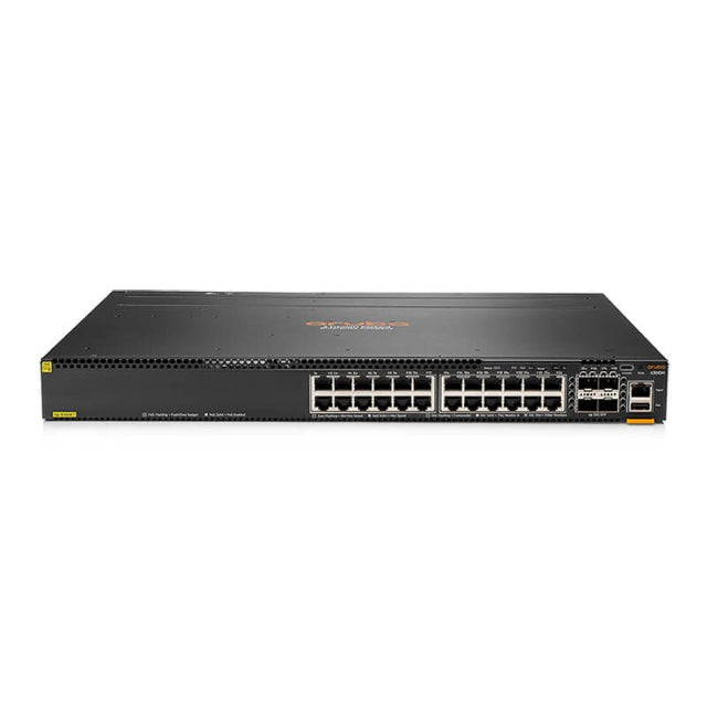 JL662A Aruba 6300M 24-port 1GbE Class4 PoE and 4-port SFP56 Switch
