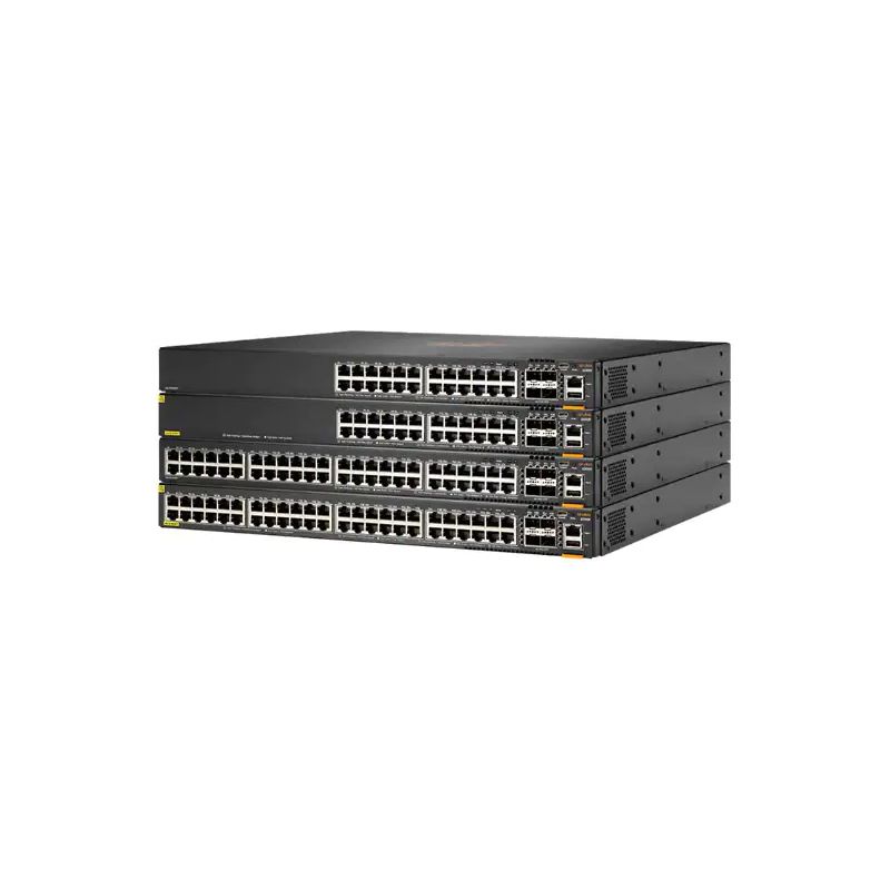 JL665A - Aruba 6300F Series 48-port 1GbE Class 4 PoE and 4-port SFP56 Switch