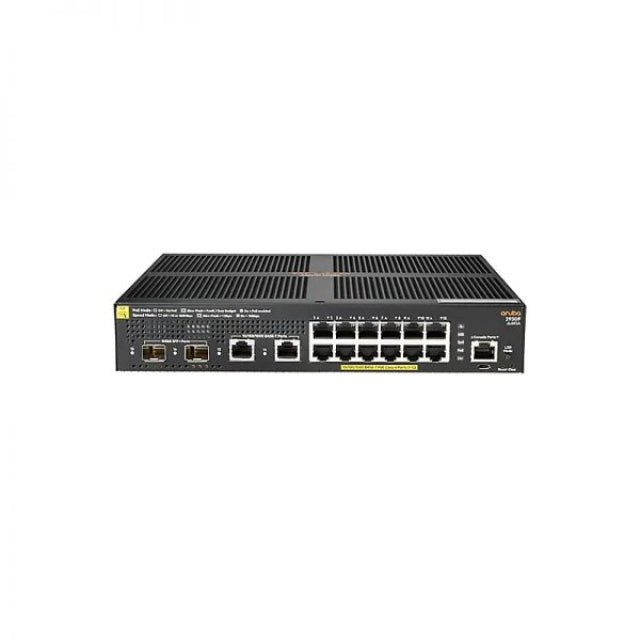 JL693A - HPE Aruba 2930F 12G PoE+ 2G/2SFP+ Switch