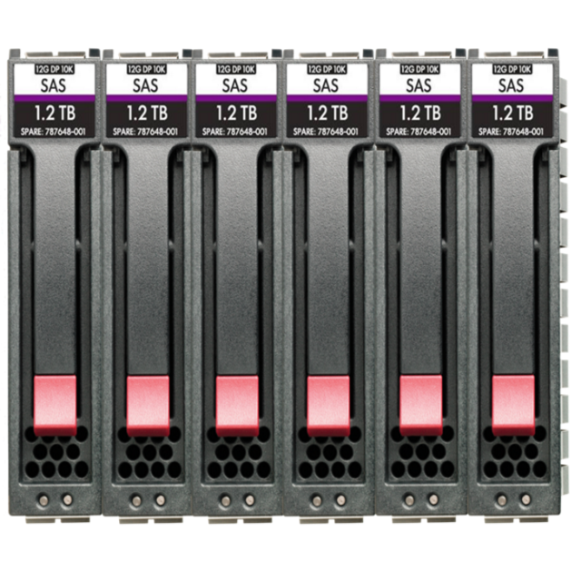 R0Q69A HPE MSA 48TB SAS 12G Midline 7.2K LFF (3.5in) M2 1yr Wty 6‑pack HDD Bundle