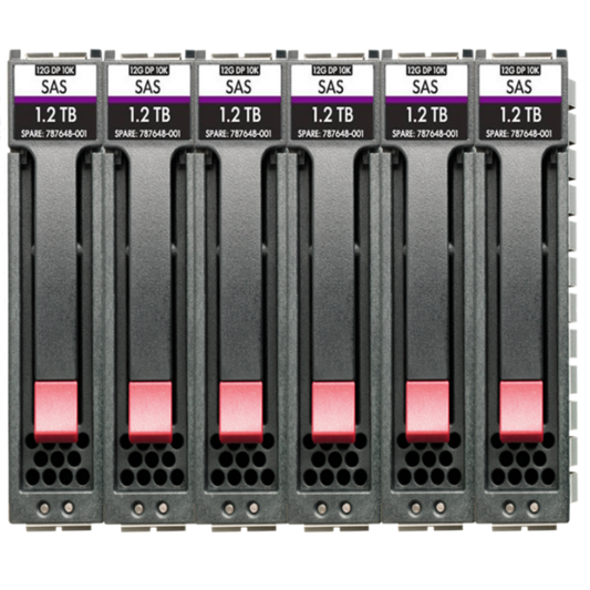 R0Q69A HPE MSA 48TB SAS 12G Midline 7.2K LFF (3.5in) M2 1yr Wty 6‑pack HDD Bundle