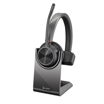 77Y92AA Poly Voyager 4310 UC Monaural Headset +BT700 USB-A Adapter +Charging Stand