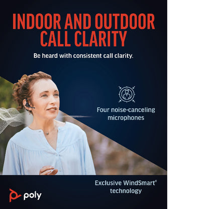 7K2F3AA Poly Voyager 5200 UC USB-A Bluetooth Headset +BT700 Adapter