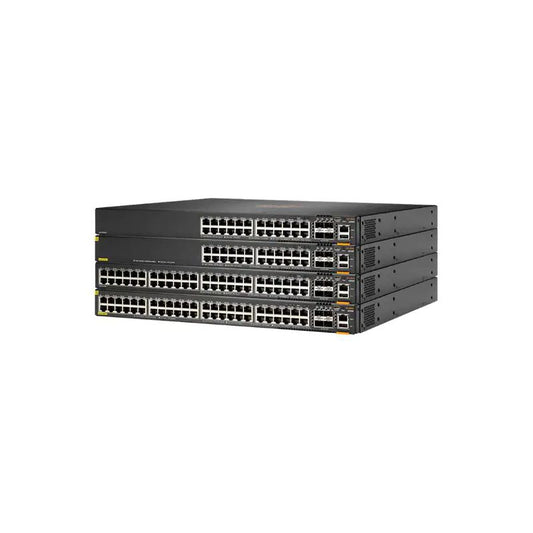 JL665A - Aruba 6300F Series 48-port 1GbE Class 4 PoE and 4-port SFP56 Switch