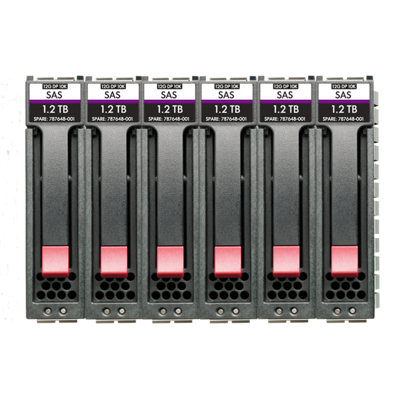 R3U73A HPE MSA 96TB SAS 12G Midline 7.2K LFF (3.5in) M2 1yr Wty 6‑pack HDD Bundle